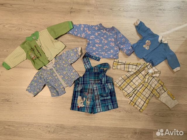 Вещи пакетом на мальчика 2-6 месяцев