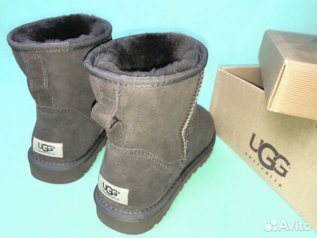 Угги Ugg модель Mini цвет шоколад натуральн новые