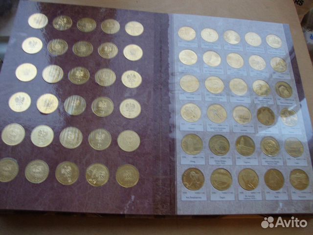 Польша набор монет 2 злотых 2000-2014 в альбоме