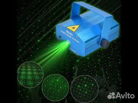 Лазерный мини проектор Страна чудес (Диско-звезды)