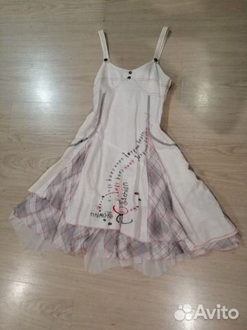 Платье летнее, хб, лен, сарафан, дизайн