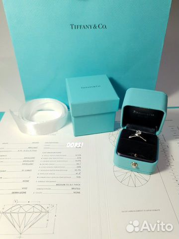 Кольцо Tiffany Setting 0.51 оригинал