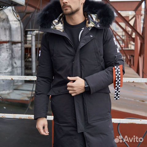 Парка куртка зимняя Off White