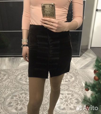 Юбка замшевая Chloe