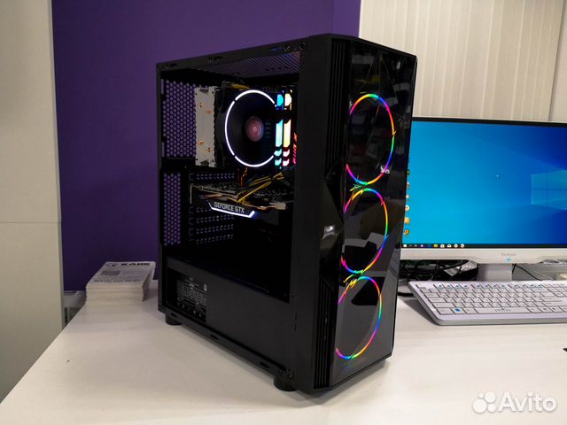 Корпус Formula F-3401 3xLED FAN RGB ATX (Новый)