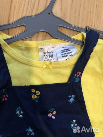 Комплект футболка и шорты Carter’s на 1-1.5г Комплект футболка и шорты Carter’s на 1-1.5г