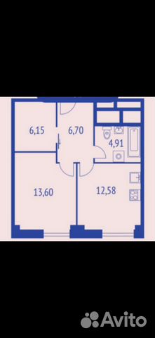 1-к квартира, 44 м², 17/31 эт. 1-к квартира, 44 м², 17/31 эт.