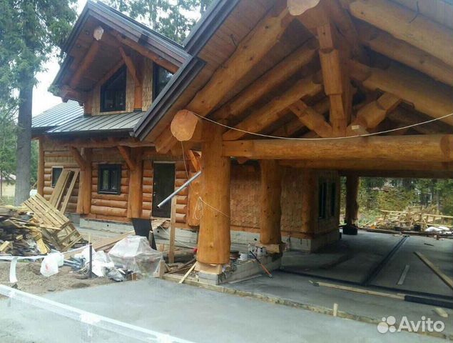 Сруб из рубленного бревна. Делянка в Кстово Сруб из рубленного бревна. Делянка в Кстово
