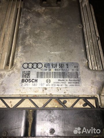 Блок управления двигателем audi q7 4.2 бар