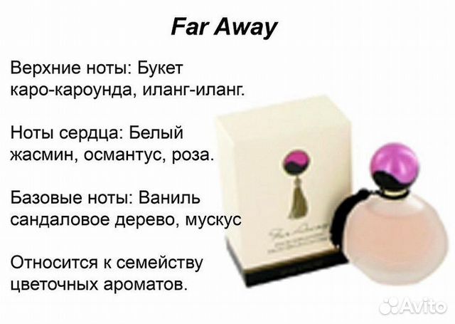 Парфюмерная вода Far Away