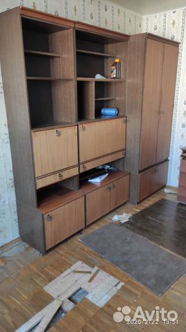 Стенка мини из бара, секретера, шкафа