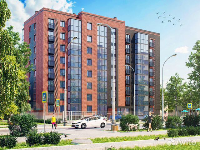 2-к квартира, 63.3 м², 6/8 эт.