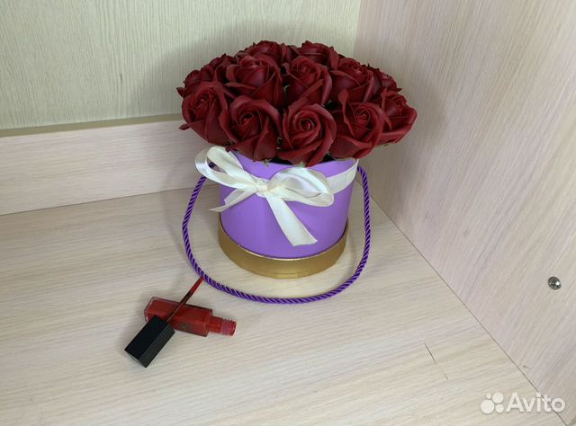 Букет из мыльных роз