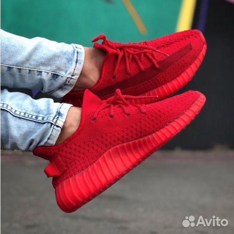 Кроссовки adidas yeezy boost 350 v2 red