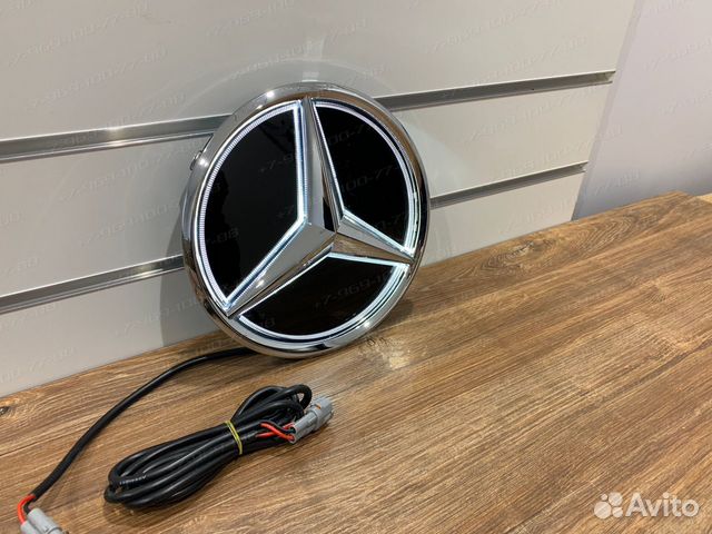 LED Эмблема решетки радиатора Mercedes стиль 2020 LED Эмблема решетки радиатора Mercedes стиль 2020