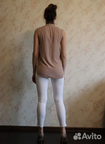 Блузка бежевая Dorothy Perkins