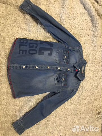 Джинсовая рубашка 116