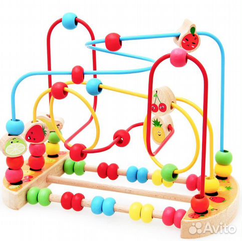 Развивающий деревянный лабиринт