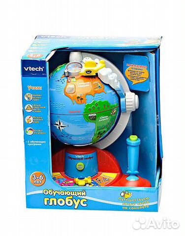 Глобус интерактивный для детей 3-6лет