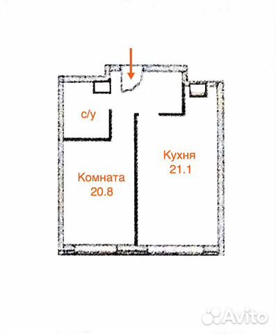 1-к квартира, 46.4 м², 10/24 эт. 1-к квартира, 46.4 м², 10/24 эт.