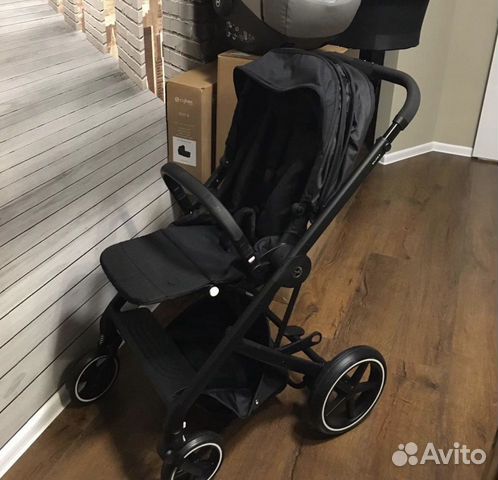 Коляска Cybex balios s deep black Коляска Cybex balios s deep black