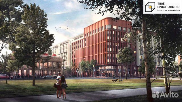 3-к квартира, 101.2 м², 2/9 эт.