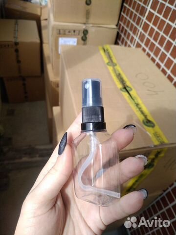 Флакон с распылителем 50 мл (пэт)