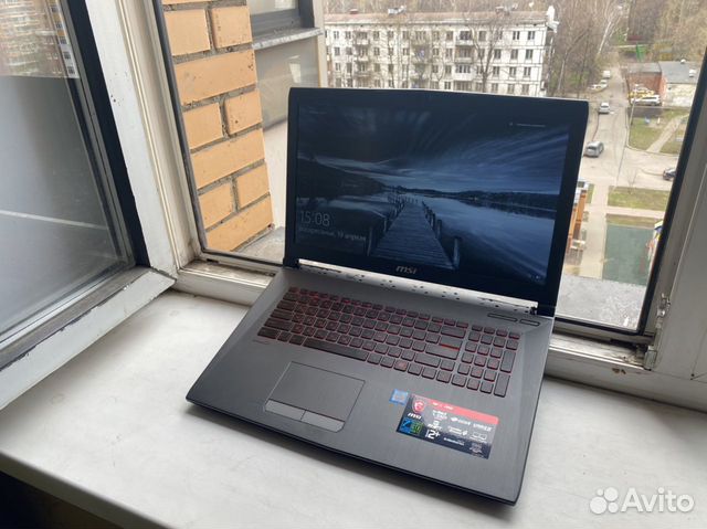 17 дюймовый Msi 1050ti i7-7700hq ddr4 ssd m2