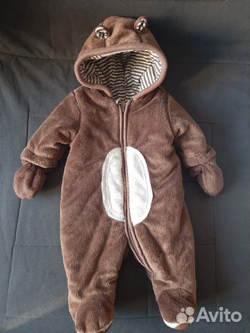 Кобинезон утепленный для малыша mothercare p. 0-3 Кобинезон утепленный для малыша mothercare p. 0-3