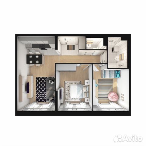 2-к квартира, 62.5 м², 11/33 эт.