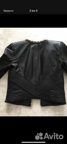 Кожаная куртка Elisabetta Franchi