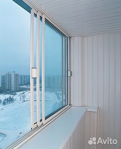 Лоджия из алюминия