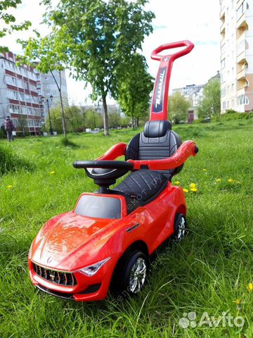 Детская машинка-каталки Мазератти 2 в 1 RED Детская машинка-каталки Мазератти 2 в 1 RED