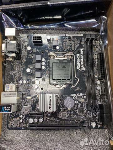 Новая материнская плата 1151v2 Asrock H310CM-DVS Новая материнская плата 1151v2 Asrock H310CM-DVS