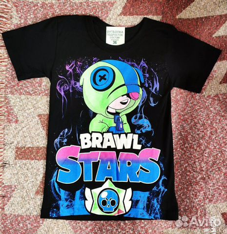 Футболка +бейсболка Brawl Stars светятся в темноте Футболка +бейсболка Brawl Stars светятся в темноте