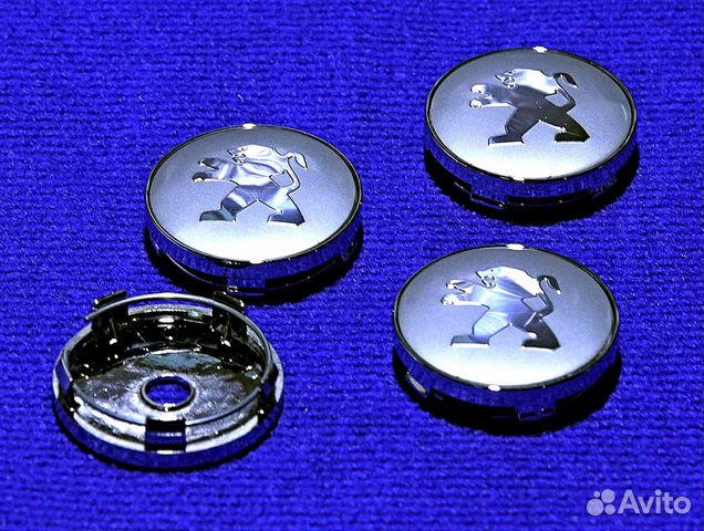 Комплект колпачков неоригинальных дисков Peugeot Комплект колпачков неоригинальных дисков Peugeot