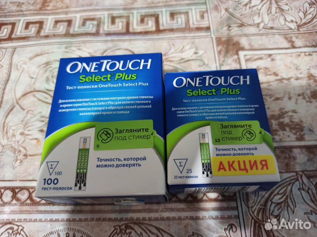 One touch select plus какие полоски подходят