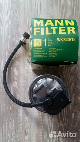  Топливный фильтр mann-filter WK 820/18 