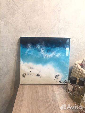 Интерьерная картина из эпоксидной смолы Море / Оке