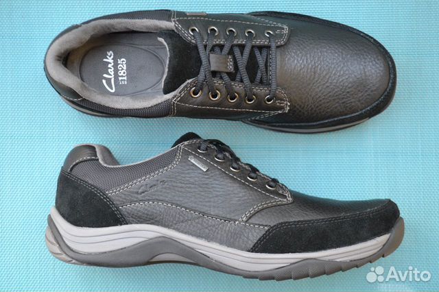 Ботинки Clarks baystone GO GTX Bl/L UK8/42рр