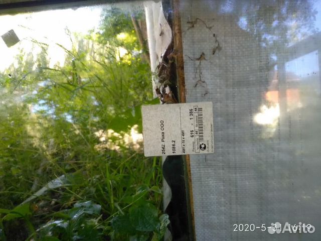 Продам пластиковую дверь, б/у