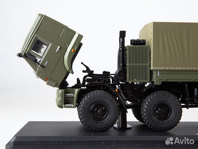 Камаз-6560 бортовой (с тентом) 1:43