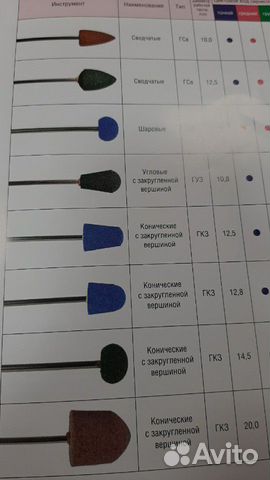 Фрезы для маникюра алмазные Фрезы для маникюра алмазные