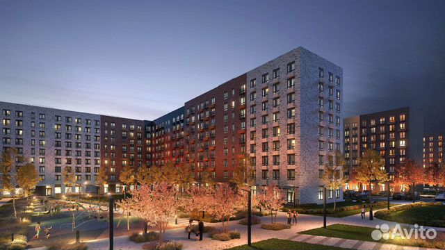 3-к квартира, 77.2 м², 6/9 эт.