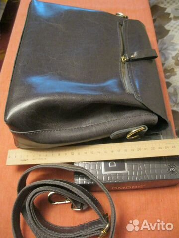 Сумка новая из натур.кожи.Серый цв.Гладкая кожа Сумка новая из натур.кожи.Серый цв.Гладкая кожа