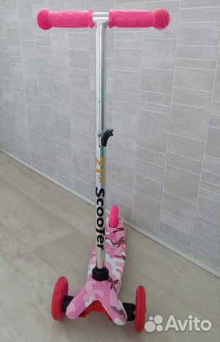 Самокат детский Scooter 21 мини принт Самокат детский Scooter 21 мини принт