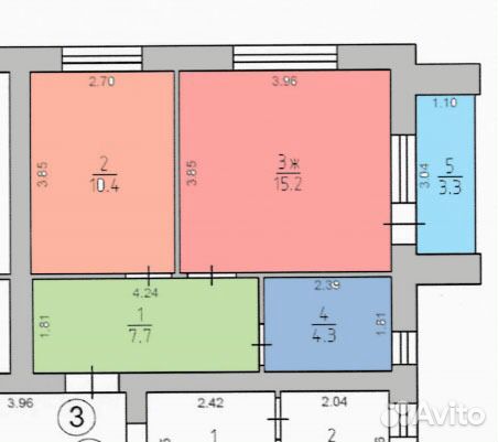 1-к квартира, 40.9 м², 1/3 эт.