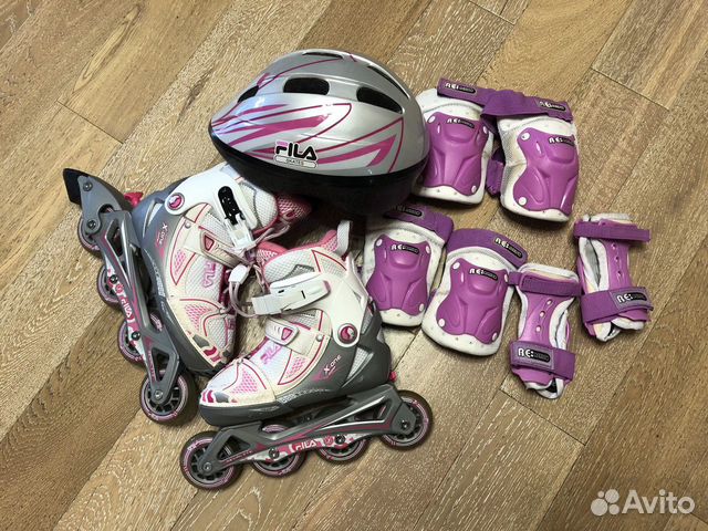 Раздвижные ролики Fila X-one comp 32-35 размер Раздвижные ролики Fila X-one comp 32-35 размер