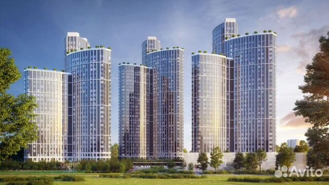 3-к квартира, 94.7 м², 38/39 эт.