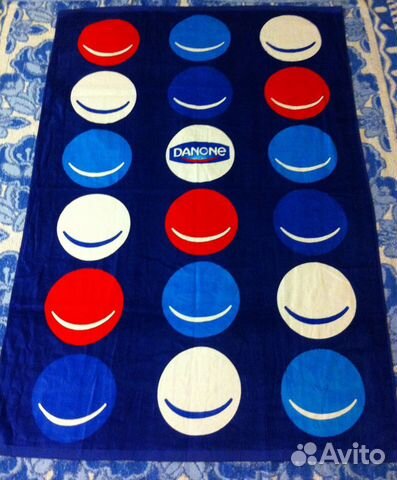 Махровое полотенце для пляжа и игры в 